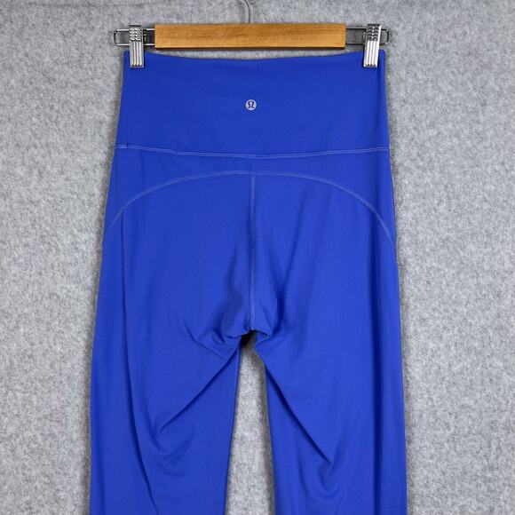 Lululemon Wild Indigo Groove Super High Rise Flared Pant Nulu Size 6 - Picture 6 of 9